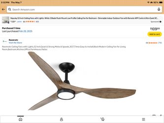 I bought this fan with the intent of having it installed. I sold the house so now you have the great deal