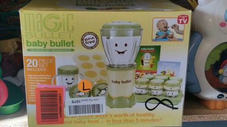 Magic Bullet Baby Bullet Set Baby Food Making Kit Blender Processor And Cups