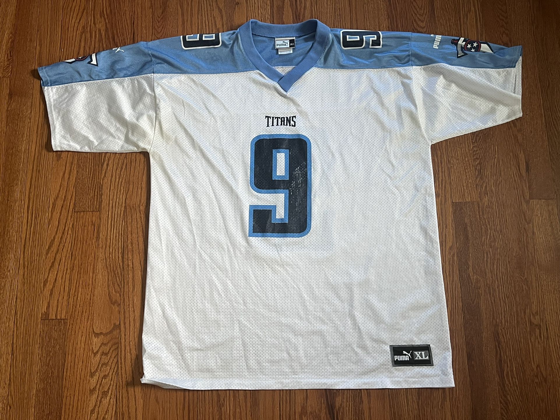 Steve McNair Tennessee Titans Football Jersey XL puma Vintage Rare