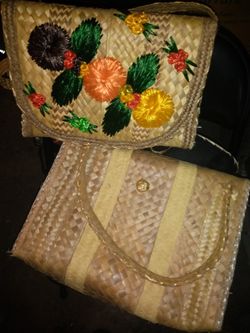 Straw hand bags 2
