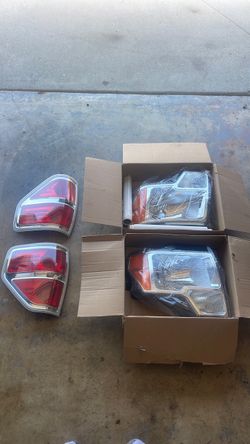 Ford F150 headlights front and rear headlights