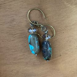 Stone earrings
