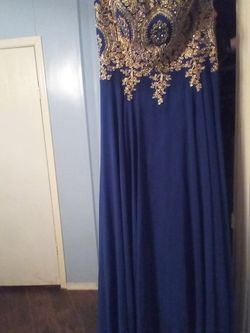 Vestido Azul Formal M