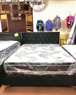 New Queen Size Bed 🤩with New Mattress Included 