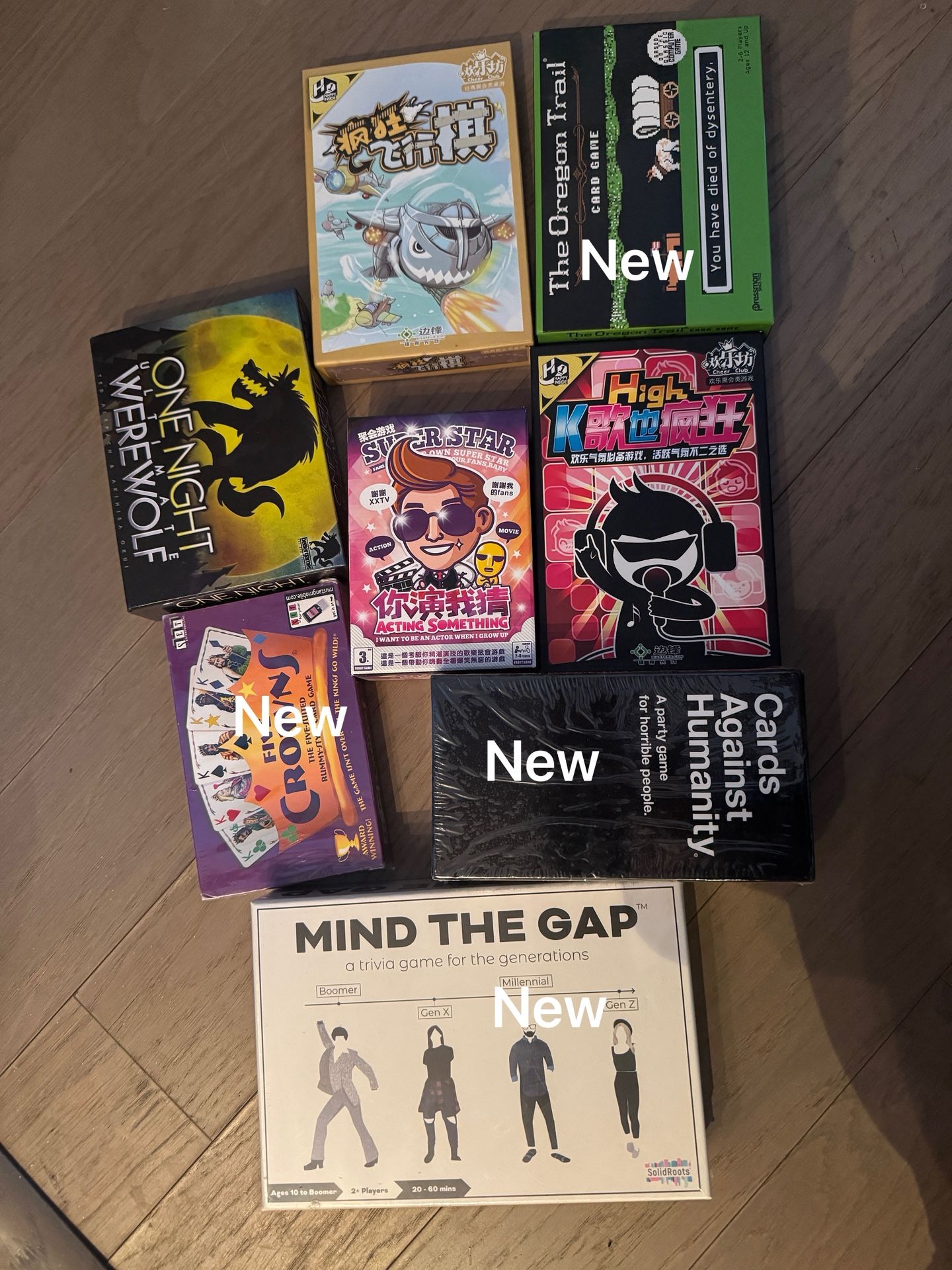 🎲 Card & Board Game Bundle – $25 for ALL (Some NEW!)