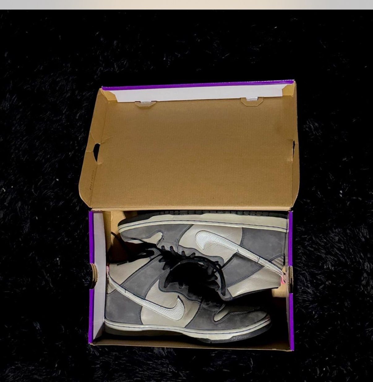 Nike Medium Grey Dunk Mids Shoe Sneaker
