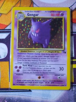 Gengar Fossil Holo