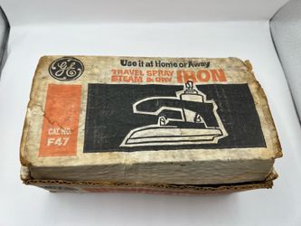 Vintage GE Travel Iron (IN BOX)