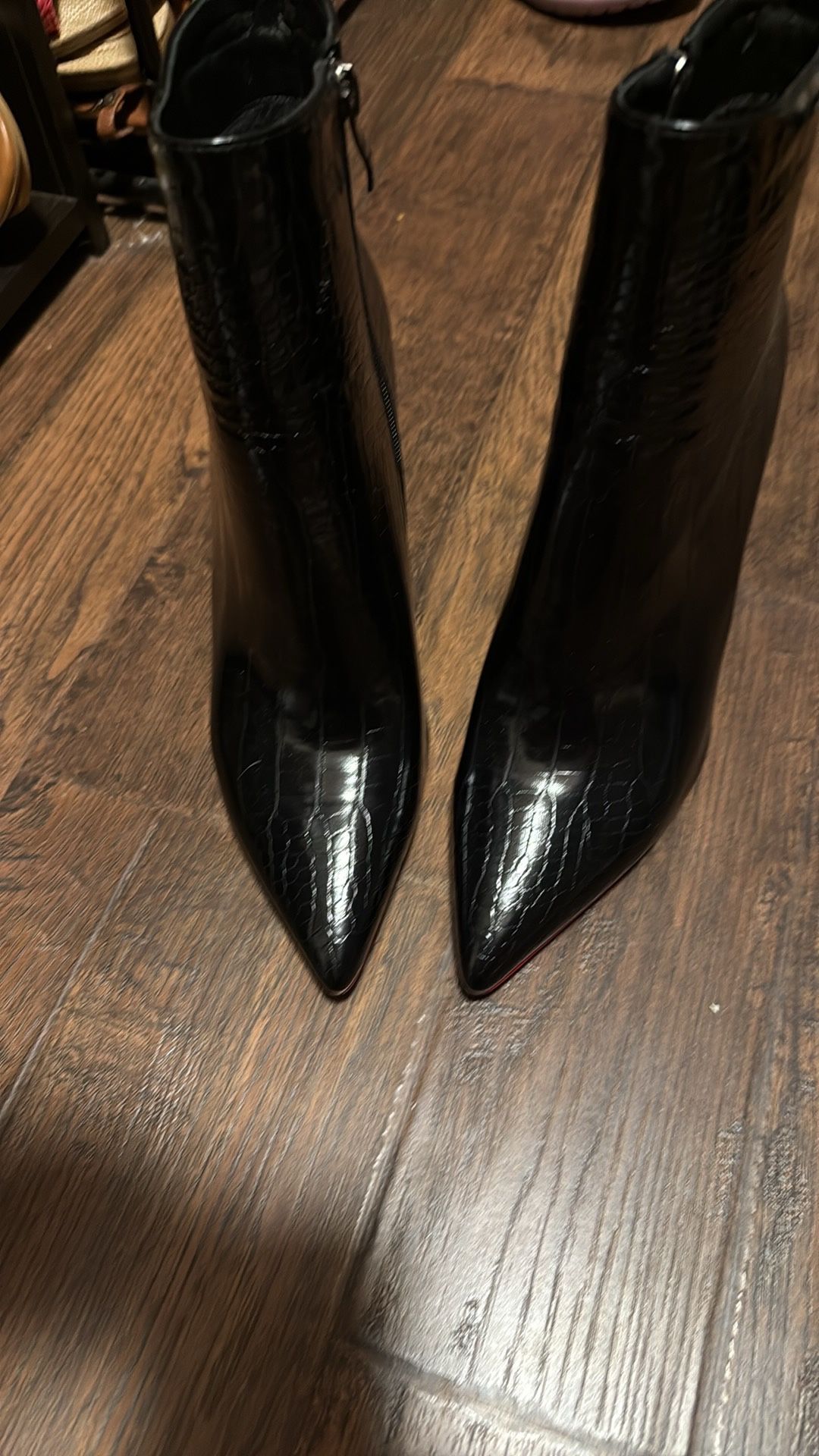 Croc Red Bottom Boots 
