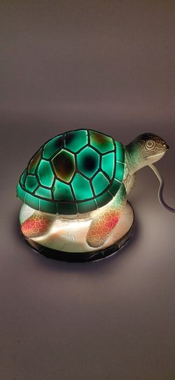 Colorful Resin Turtle Night Light