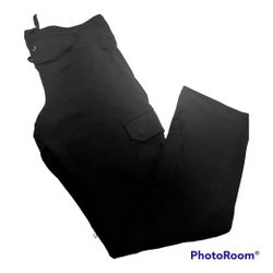 Lauren Ralph Lauren Women Joggers Pants Drawstring Black Petite XS 