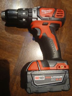 M18 milwaukee Hammer Drill And Battery 5 0ah  new