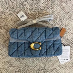 Coach Tabby 26 Denim Shoulder Bag