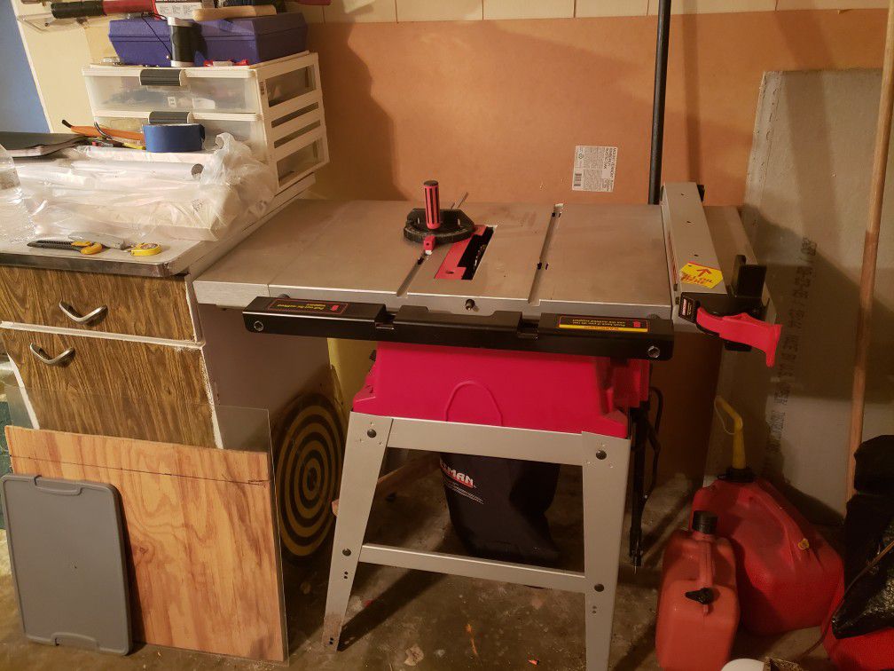 Large table Saw bench