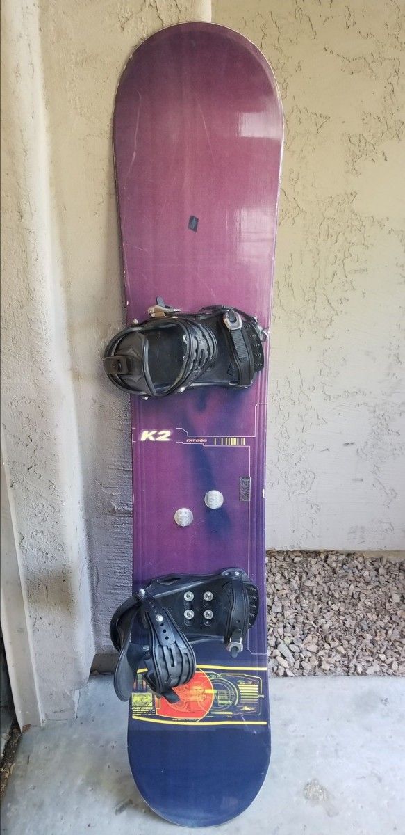 K2 Fat Bob Snowboard 165 cm w/ Bindings