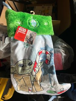 Mandalorian Christmas stocking