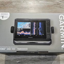Garmin ECHOMAP UHD2 74SV + Transducer - Chartplotter/Sonar (010-02685-01) *NEW*