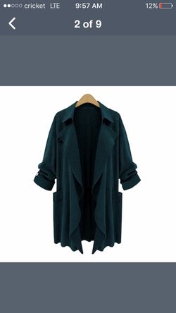 Brand new cardigan/ trench coat