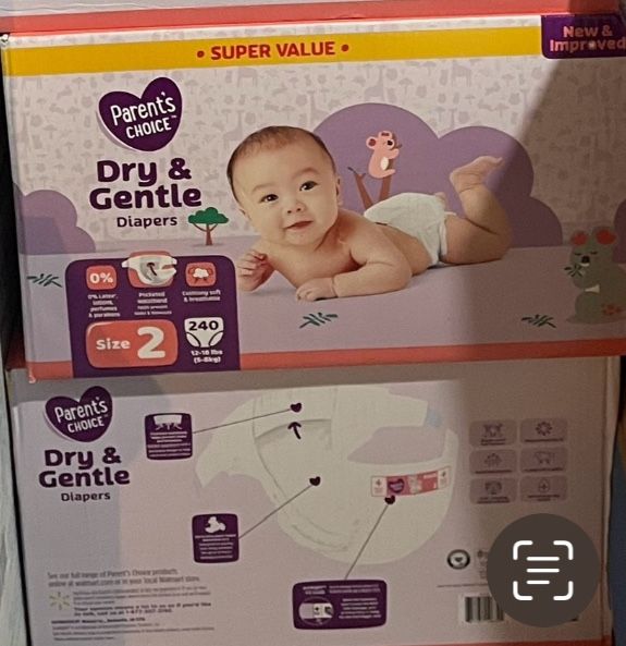 Parents Choice Pampers Size 2
