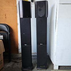 Polk Audio Tower And Corner Speakers