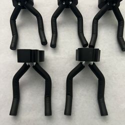 Guitar Wall Mount Hanger Hook Holder Stand 5 Pack Guitar Hangers for Ukulele Acoustic Electric and Bass(Guitar Style Black - 5 Pack) - $10 OBO