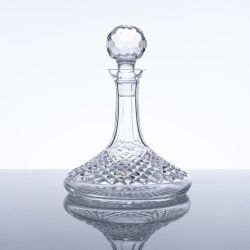 WATERFORD CRYSTAL LISMORE SHIPS DECANTER, Signed, 26Oz