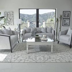 Sofa With Bench Seating And Plush Pillows!! Lowest Prices Ever!