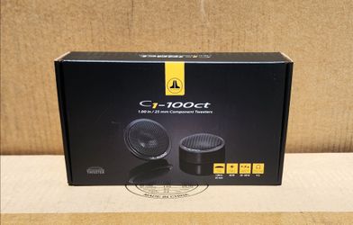 1" Aluminum Dome Tweeters 120 Watts 4-Ohms JL Audio C1 C1-100CT 🚨 Payment Options Available 🚨 No Credit Needed 🚨