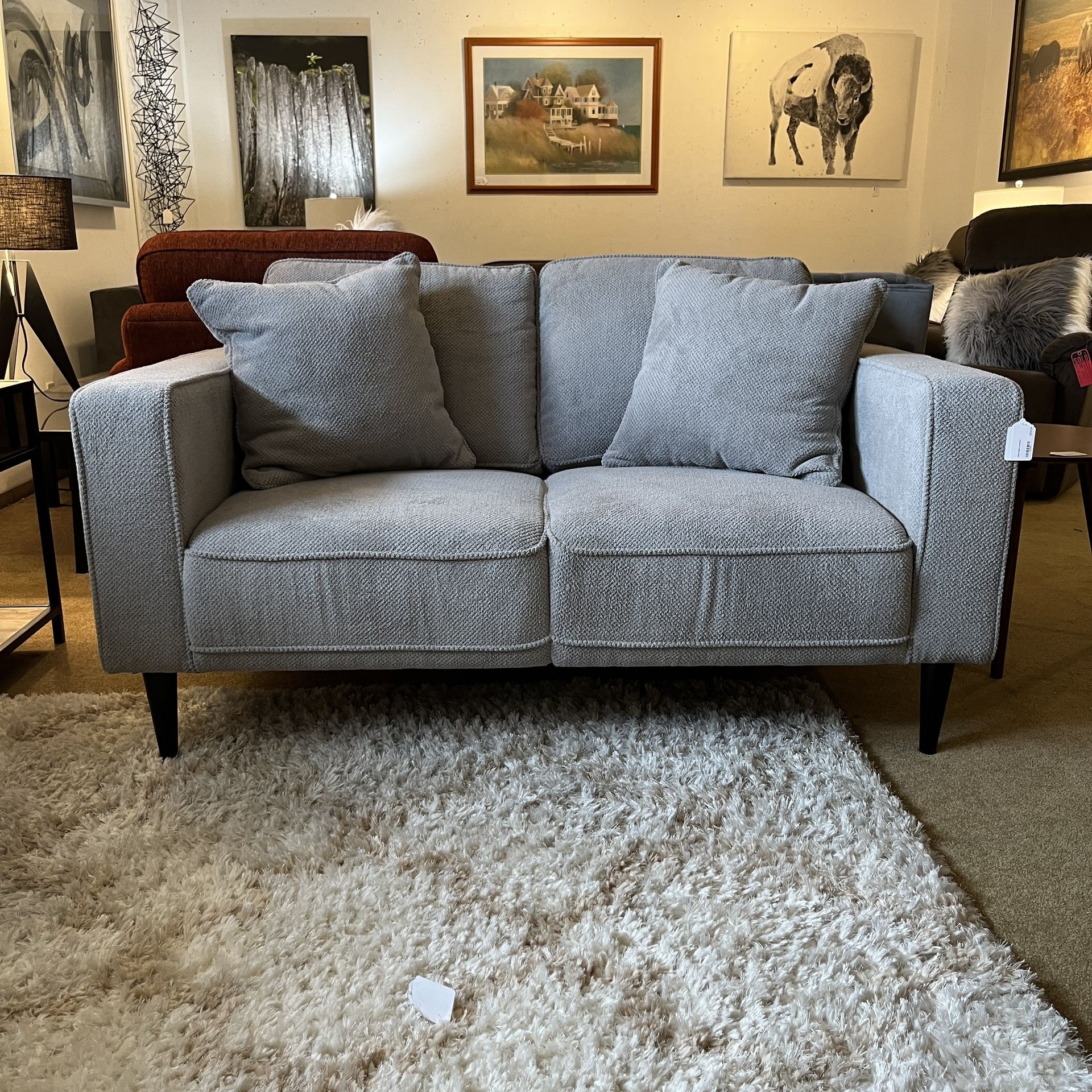 Dove Mod Loveseat