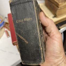 Antique Books Bible, New Testament, Songbooks 1844, 1843, 1880