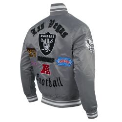 Pro Standard Las Vegas Raiders Varsity Jacket Men’s XL Super Bowl XV & XVIII