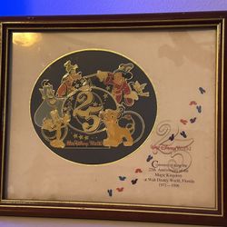 25th Anniversary Walt Disney World Plaque