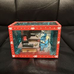 Small Vintage Mexican Shadow Box Folk Art 