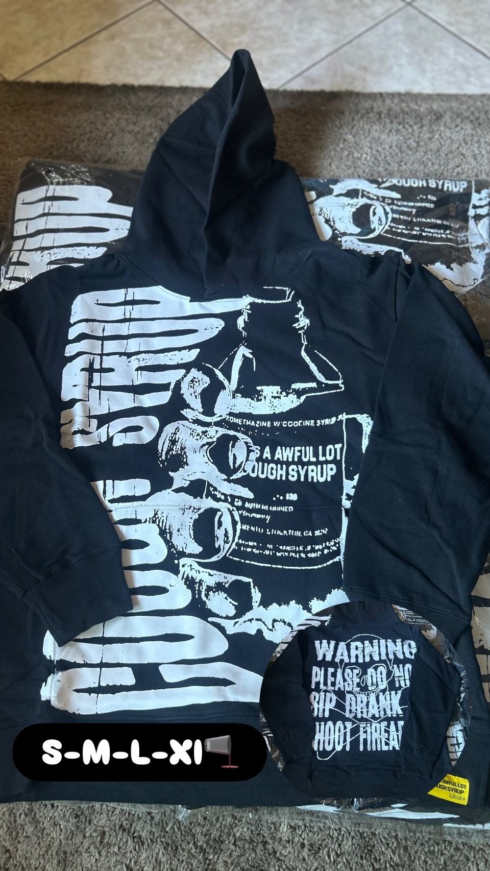 Awful Lot Of Cough Syrup Hoodies