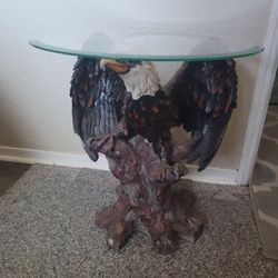Bald Eagle Glass Table $150 Pickup In Oakdale 