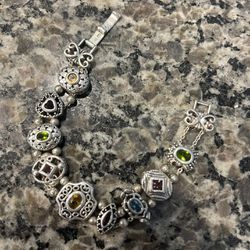 Vintage Sterling Gemstone Bracelet