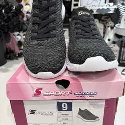 New Women’s Skechers Memory Foam Sport Reese Athletic Exercise Sport Shoes 9