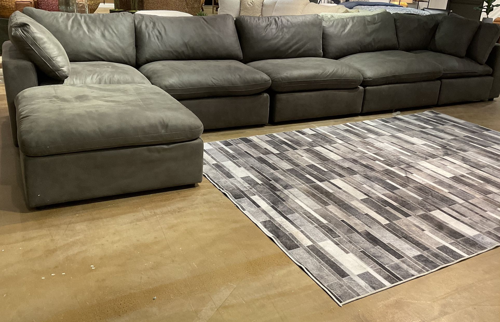New SANDBAR CLOUD SECTIONAL IN BARK Primitive Collections