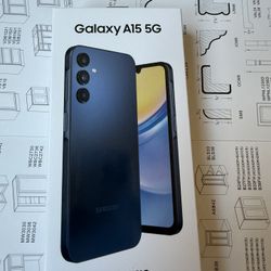 samsung galaxy A15, 5g Blue/Black, T-Mobile/ Metro by Tmobile
