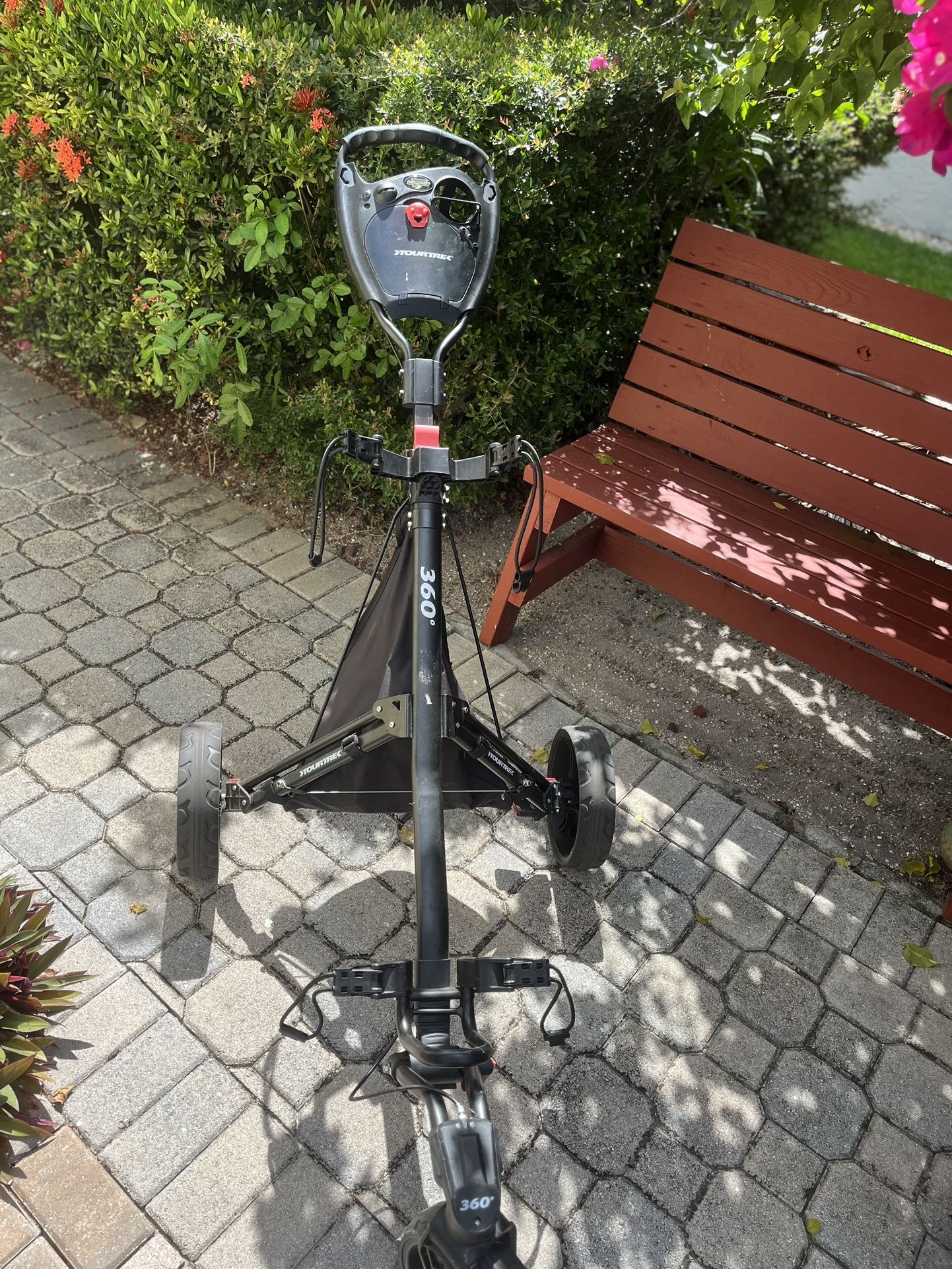 360 golf trolley push/pull cart