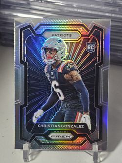 Christian Gonzalez prizm silver variation