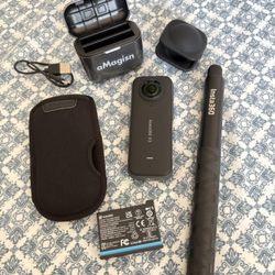 Insta360 X3 360° Action Camera Bundle – Excellent Condition + Accessories 