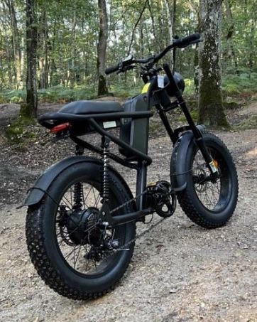 Riding Times Z8 28mph , Up To 80 Mile Range, Extra Long Seat , 20 Inch Fat Tires , Full Suspension