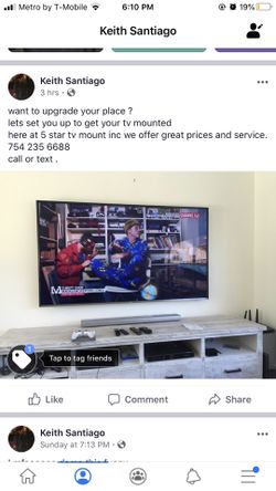 Tv mounting