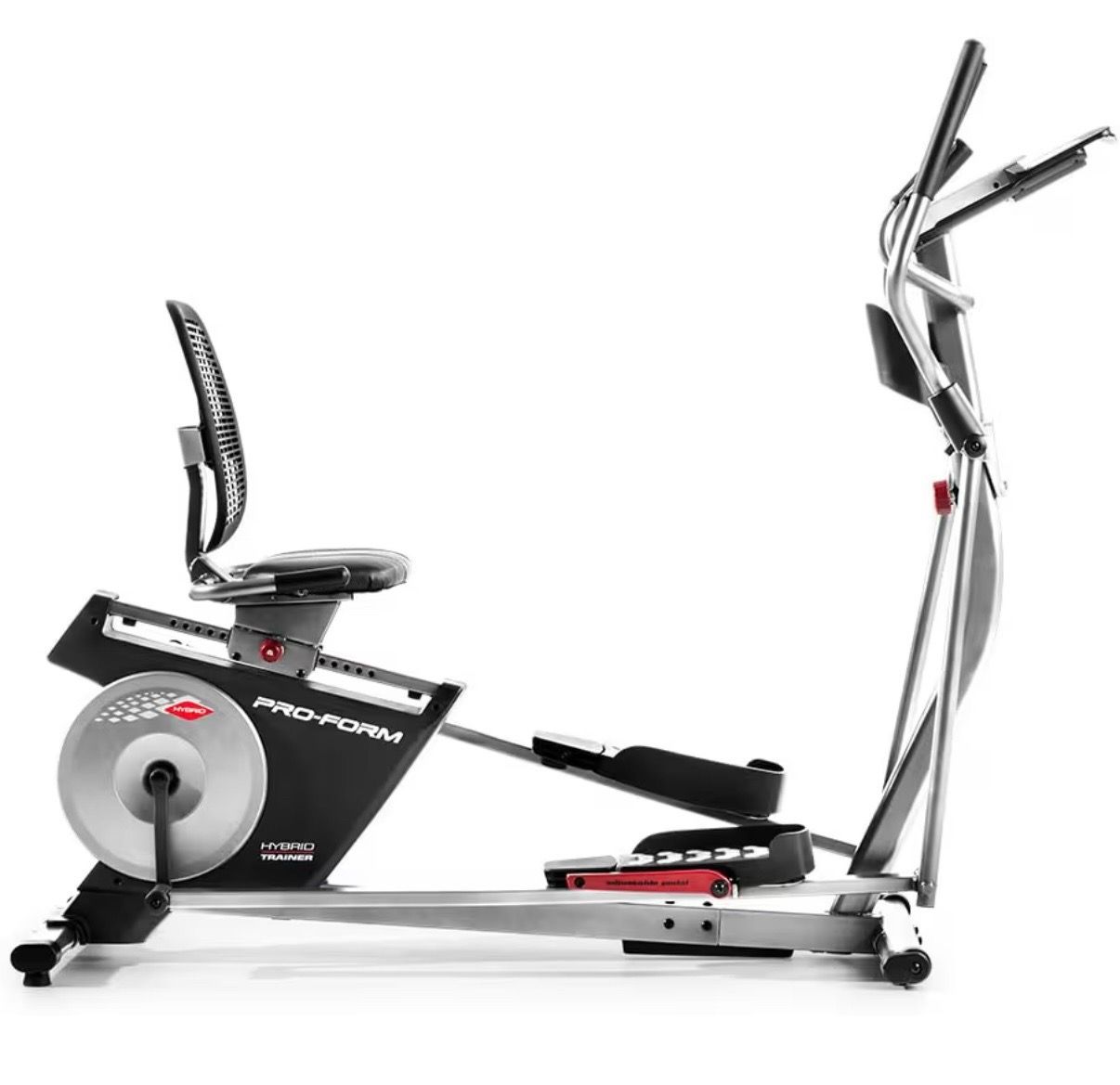 Elliptical and bike in 1--ProForm Hybrid Trainer XT Recumbent Bike and elliptical