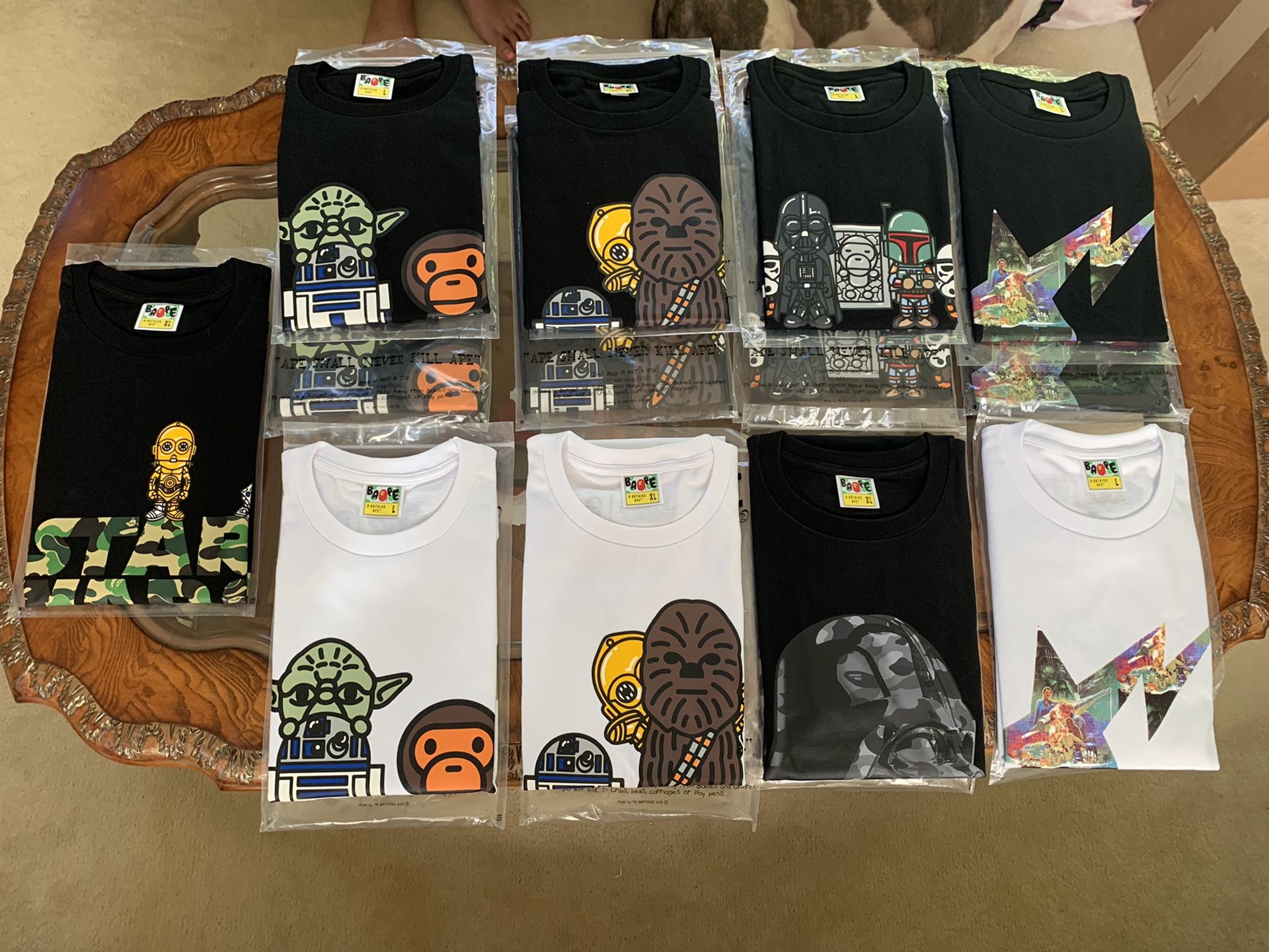 Bape x Star Wars Tee- Brand New- Size L and XL only