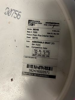 Behr premium plus paint and primer 5 gallon buckets