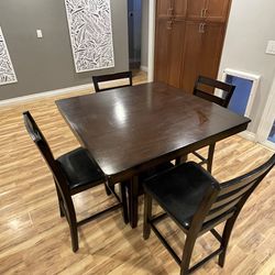 Dining Table And Chairs Counter Height