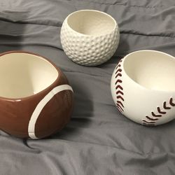 Sports Theme Vases 