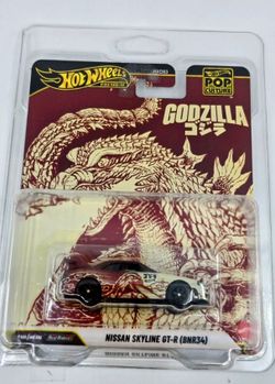 🔥 Hot Wheels Premium Godzilla Nissan Skyline GT-R (BNR34) 🔥
